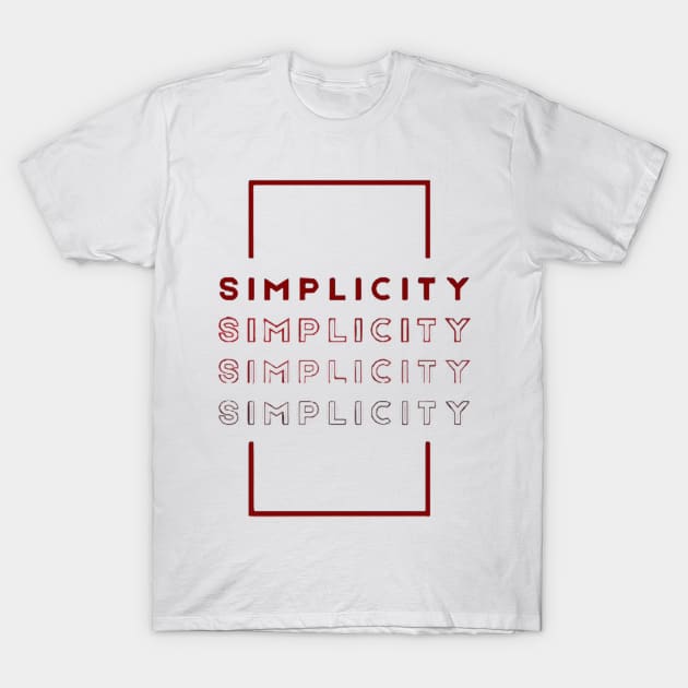 Simplicity T-Shirt by Fanu2612